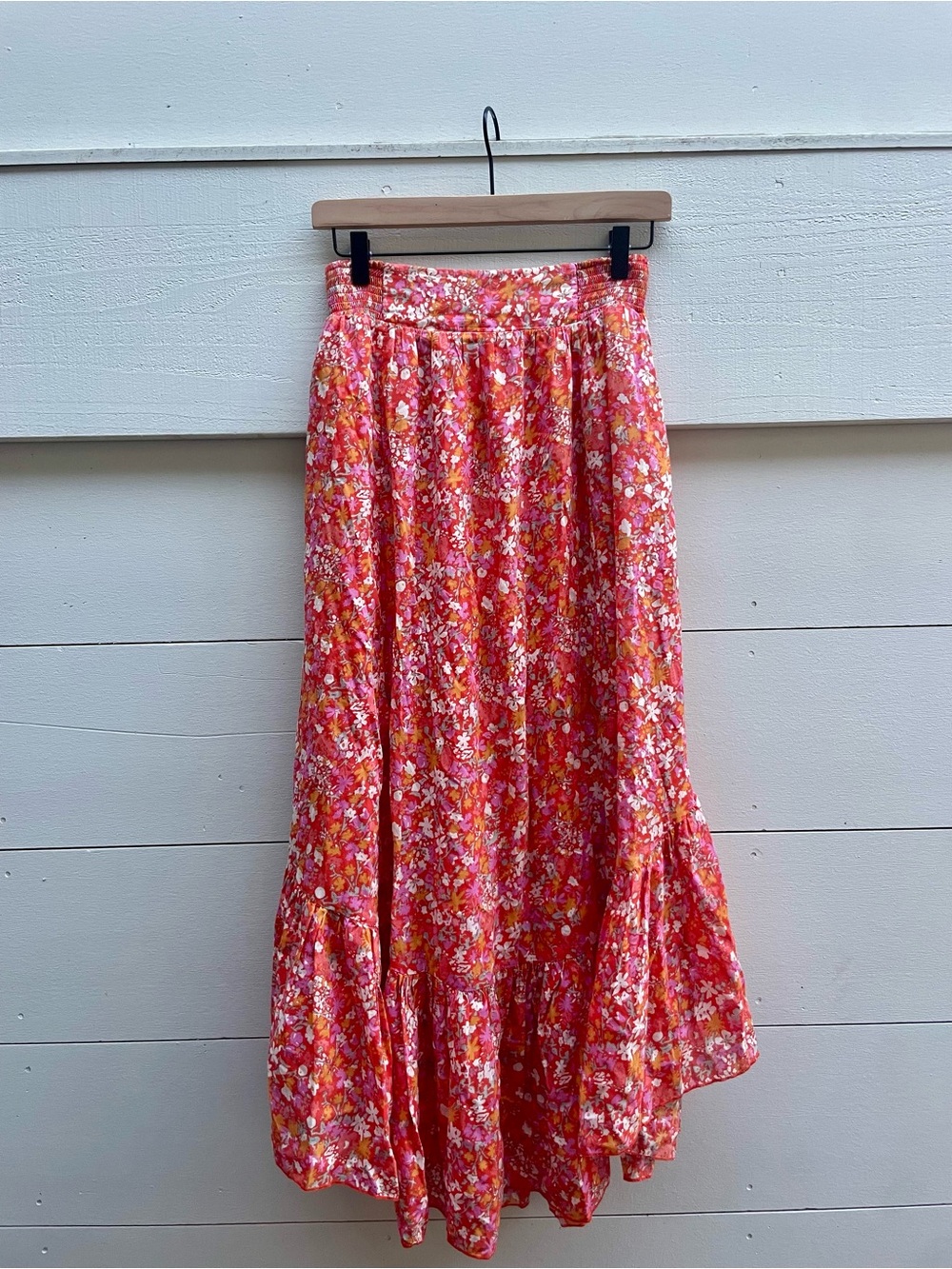 Free People Floral Maxi Skirt